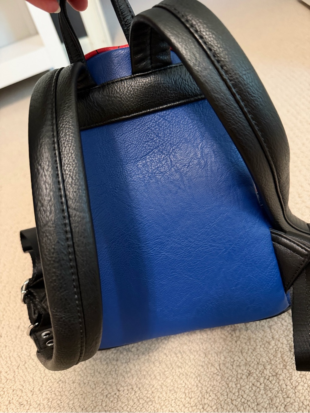 Loungefly Spider-Man Red & Blue Kids Mini Backpack - Picture 3 of 5